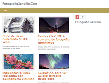 Tablet Screenshot of fotografiasencilla.com